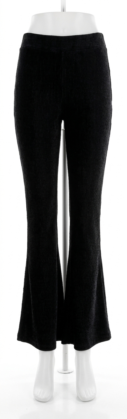 NEW FREE PEOPLE so charming velvet flare pants in black